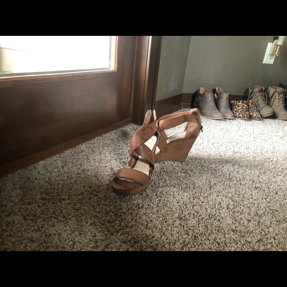Jessica Simpson wedges